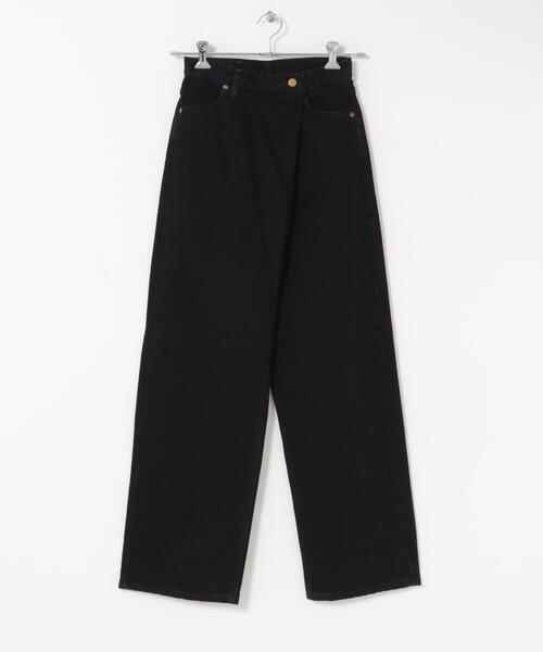 URBAN RESEARCH ROSSO WOMEN（アーバンリサーチ　ロッソ）の「『別注』Lee×ROSSO　FRONT TUCK DENIM PANTS（デニムパンツ・レディース・ブラック/ワンウォッシュ・SMALL/X-SMALL/MEDIUM）」の17枚目の写真