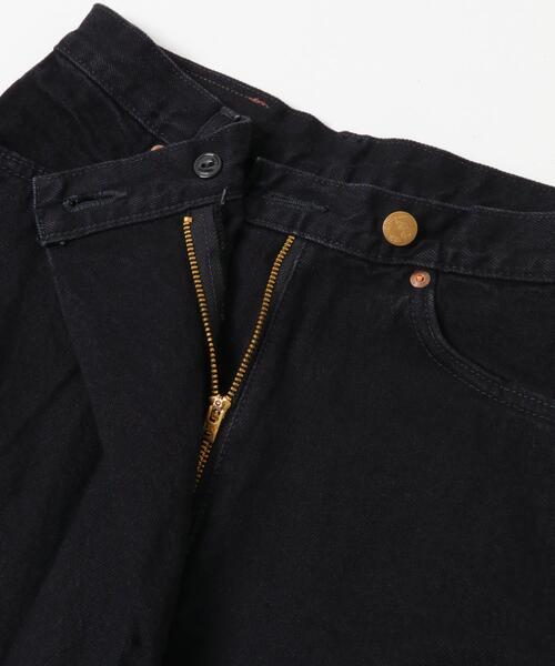 URBAN RESEARCH ROSSO WOMEN（アーバンリサーチ　ロッソ）の「『別注』Lee×ROSSO　FRONT TUCK DENIM PANTS（デニムパンツ・レディース・ブラック/ワンウォッシュ・SMALL/X-SMALL/MEDIUM）」の18枚目の写真