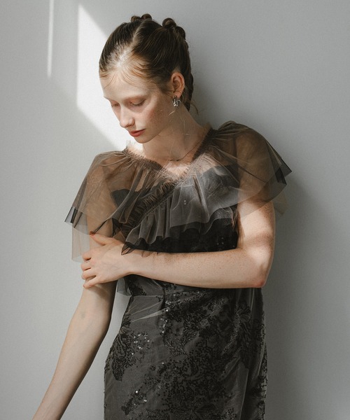 Layered tulle dress（ドレス）｜et.UNiVER（エトユニベール）の