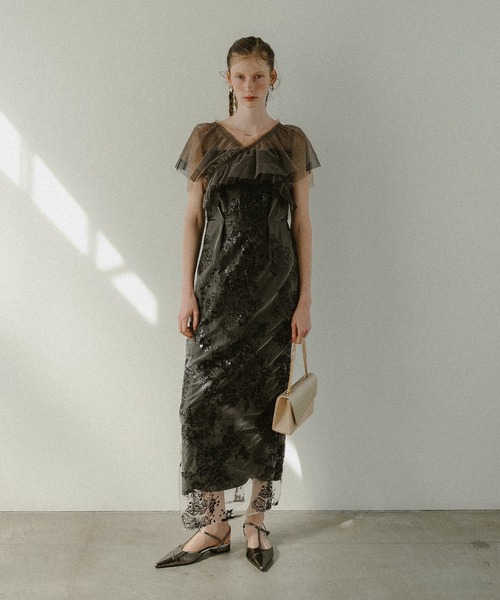 Layered tulle dress（ドレス）｜et.UNiVER（エトユニベール）の