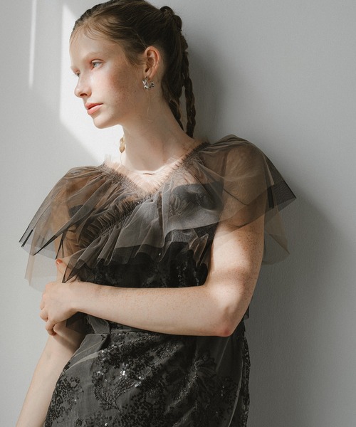 Layered tulle dress（ドレス）｜et.UNiVER（エトユニベール）の