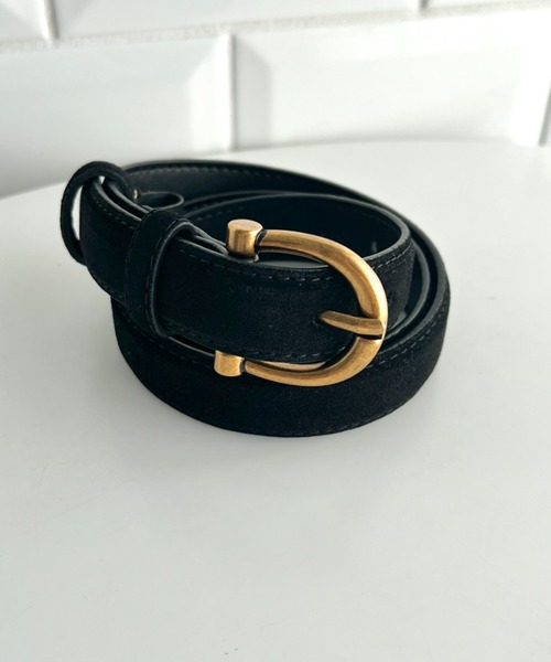 LOVALOT(ラバロット)の「【動画あり】フェイクスエードベルト(ベルト・レディース・ブラック/キャメル/ブラウン・FREE)」の7枚目の写真