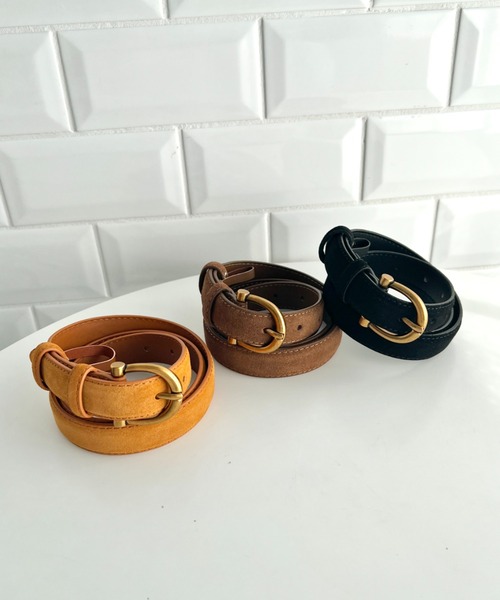 LOVALOT(ラバロット)の「【動画あり】フェイクスエードベルト(ベルト・レディース・ブラック/キャメル/ブラウン・FREE)」の17枚目の写真