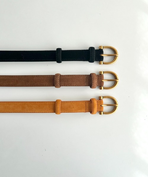 LOVALOT(ラバロット)の「【動画あり】フェイクスエードベルト(ベルト・レディース・ブラック/キャメル/ブラウン・FREE)」の18枚目の写真
