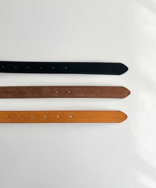 LOVALOT(ラバロット)の「【動画あり】フェイクスエードベルト(ベルト・レディース・ブラック/キャメル/ブラウン・FREE)」の19枚目の写真