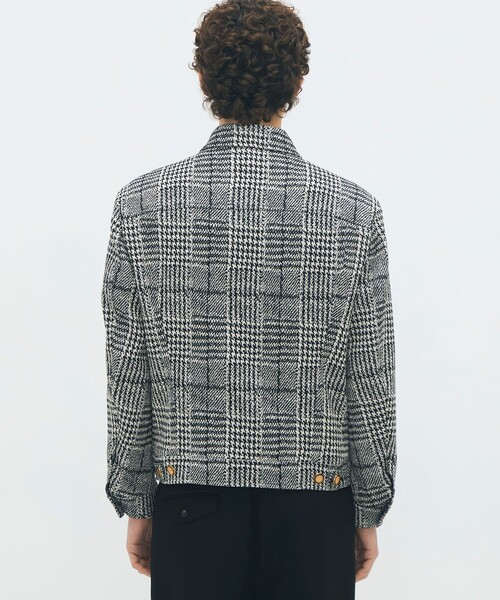 グレンチェックジャカード ブルゾン（ブルゾン）｜CABaN（キャバン）の