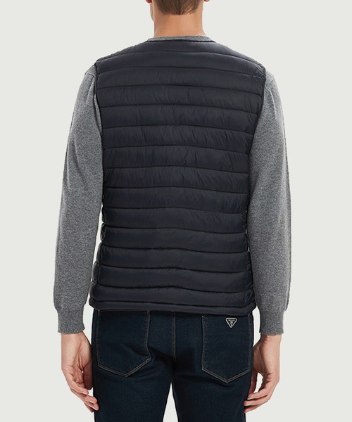 Cloudstyle（クラウドスタイル）の「【Cloudstyle】Vネック ダウンベスト（ベスト・メンズ・グレー/ブラック系その他/ブラック/グレー系その他/ブラック系その他2/ブルー系その他2/ワインレッド/ネイビー/ブルー系その他・LARGE/X-LARGE/XX-LARGE/SMALL/MEDIUM）」の18枚目の写真