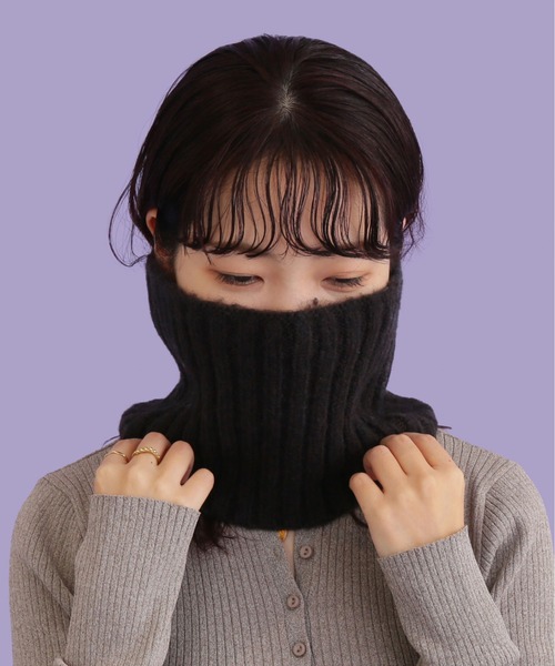 CONTROL FREAK / CTFK（コントロールフリーク）の「CONTROL FREAK(コントロールフリーク)2WAYニットワッチマスク（ニットキャップ/ビーニー・レディース・ブラック/アイボリー/イエロー・FREE）」の19枚目の写真