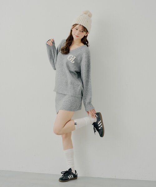 Chico(チコ)の「ファー付きケーブルニット帽(ハット・レディース・ベージュ/アイボリー/ブラウン・FREE)」の4枚目の写真