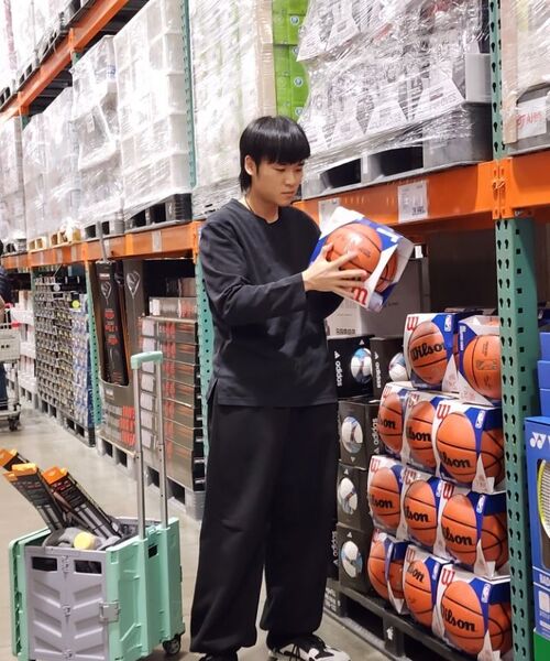 MUSINSA STANDARD（ムシンサスタンダード）の「ベーシック長袖Tシャツ[ブラック]（Tシャツ/カットソー・メンズ・その他・LARGE/X-LARGE/XX-LARGE/SMALL/MEDIUM/XXX-LARGE）」の9枚目の写真