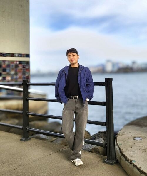 MUSINSA STANDARD（ムシンサスタンダード）の「ベーシック長袖Tシャツ[ブラック]（Tシャツ/カットソー・メンズ・その他・LARGE/X-LARGE/XX-LARGE/SMALL/MEDIUM/XXX-LARGE）」の10枚目の写真