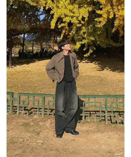 MUSINSA STANDARD（ムシンサスタンダード）の「ベーシック長袖Tシャツ[ブラック]（Tシャツ/カットソー・メンズ・その他・LARGE/X-LARGE/XX-LARGE/SMALL/MEDIUM/XXX-LARGE）」の13枚目の写真