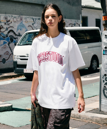 アセンティックロゴ刺繍Tシャツ_ホワイト