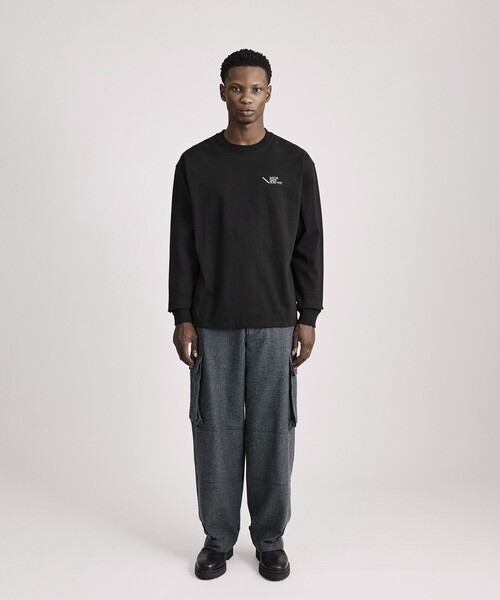 Saturdays NYC（サタデーズ ニューヨークシティ ）の「Max Weight Relaxed Surf LS Tee（Tシャツ/カットソー・メンズ・キナリ/グリーン/ブラック・L/XL/M/S）」の10枚目の写真