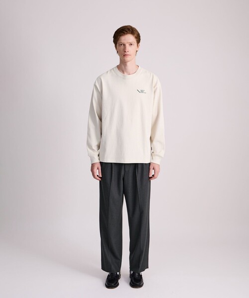 Saturdays NYC（サタデーズ ニューヨークシティ ）の「Max Weight Relaxed Surf LS Tee（Tシャツ/カットソー・メンズ・キナリ/グリーン/ブラック・L/XL/M/S）」の13枚目の写真