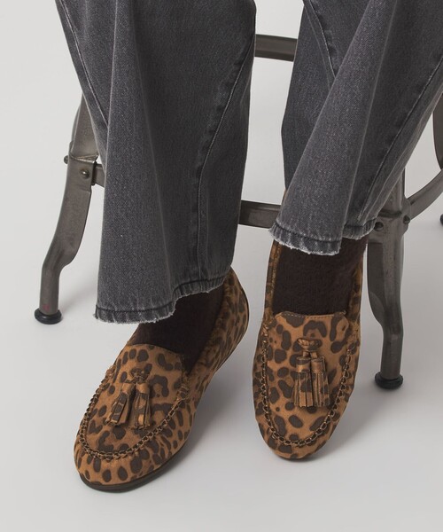 green label relaxing(グリーンレーベルリラクシング)の「【WEB限定】ウォームタッセル モカシン 撥水(モカシン/デッキシューズ・レディース・ブラック/その他1・25cm/24cm/23.5cm/24.5cm/23cm)」の5枚目の写真