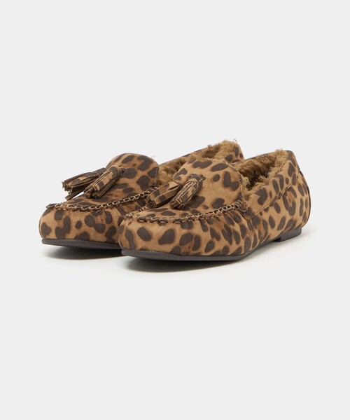 green label relaxing(グリーンレーベルリラクシング)の「【WEB限定】ウォームタッセル モカシン 撥水(モカシン/デッキシューズ・レディース・ブラック/その他1・25cm/24cm/23.5cm/24.5cm/23cm)」の8枚目の写真