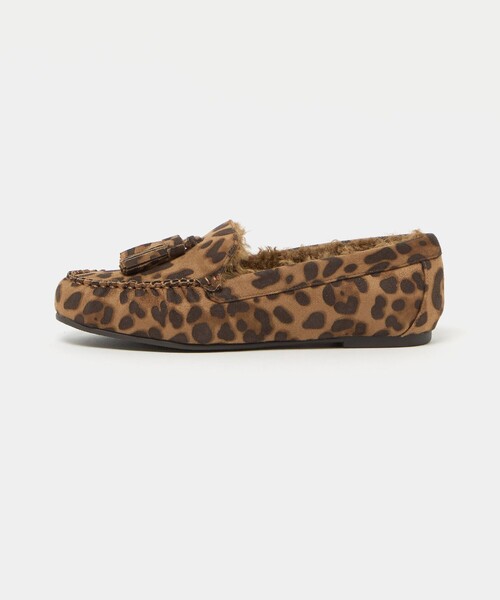 green label relaxing(グリーンレーベルリラクシング)の「【WEB限定】ウォームタッセル モカシン 撥水(モカシン/デッキシューズ・レディース・ブラック/その他1・25cm/24cm/23.5cm/24.5cm/23cm)」の9枚目の写真