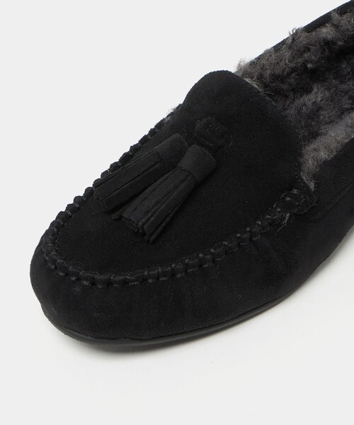 green label relaxing(グリーンレーベルリラクシング)の「【WEB限定】ウォームタッセル モカシン 撥水(モカシン/デッキシューズ・レディース・ブラック/その他1・25cm/24cm/23.5cm/24.5cm/23cm)」の18枚目の写真