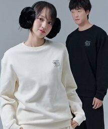 共用胸グラフィック裏起毛スウェット-CFZU5106C05