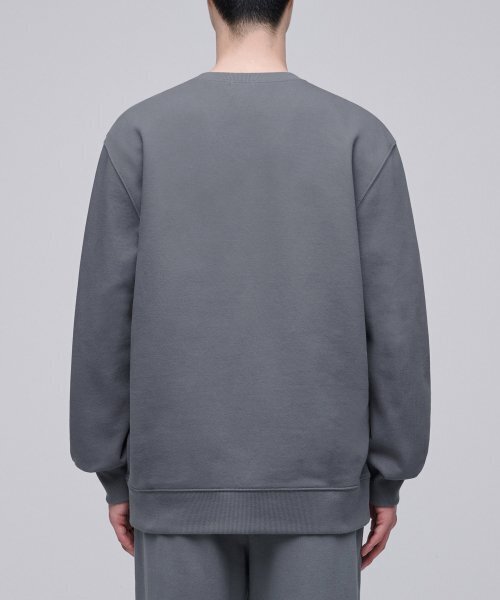 MUSINSA STANDARD（ムシンサスタンダード）の「スウェットシャツ [グレー]（スウェット・メンズ・その他・SMALL/MEDIUM/LARGE/X-LARGE/XX-LARGE/XXX-LARGE）」の3枚目の写真