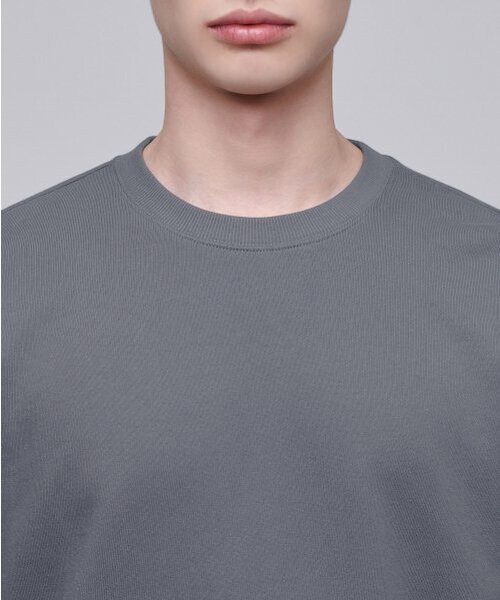 MUSINSA STANDARD（ムシンサスタンダード）の「スウェットシャツ [グレー]（スウェット・メンズ・その他・SMALL/MEDIUM/LARGE/X-LARGE/XX-LARGE/XXX-LARGE）」の4枚目の写真