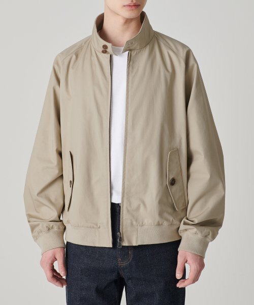 MUSINSA STANDARD（ムシンサスタンダード）の「コットンヘリンボンジャケット [ベージュ]（ブルゾン・メンズ・その他・XX-LARGE/LARGE/MEDIUM/X-LARGE）」の2枚目の写真