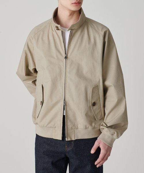 MUSINSA STANDARD（ムシンサスタンダード）の「コットンヘリンボンジャケット [ベージュ]（ブルゾン・メンズ・その他・XX-LARGE/LARGE/MEDIUM/X-LARGE）」の3枚目の写真
