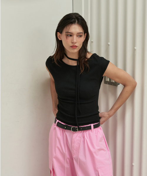 RENSE(レンセ)の「Back Open Top Black(Tシャツ/カットソー・レディース・その他・FREE)」の7枚目の写真