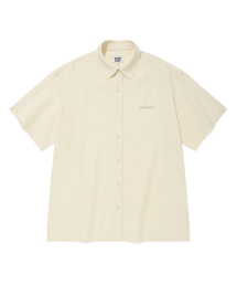 Wacky WiLLy（ワッキーウィリー）の「Linen blend overfit short sleeve shirt beige（シャツ/ブラウス・メンズ）」