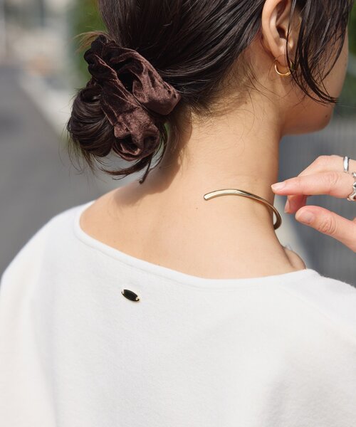 RIVE DROITE(リヴドロワ)の「【抜け感◎】キーネッククッションニット(ニット/セーター・レディース・オフホワイト/チャコールグレー/ベージュ・FREE)」の21枚目の写真