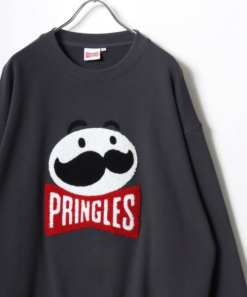 MARUKAWA(マルカワ)の「PRINGLES/プリングルス HARIBO/ハリボー オーバーサイズ サガラ刺繍 クルーネックスウェットトレーナー レディース メンズ(スウェット・レディース・オフホワイト/ネイビー/アッシュグレー/グレー系その他2/チャコール/グレー系その他・L/M)」の15枚目の写真