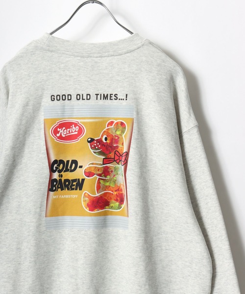 MARUKAWA(マルカワ)の「PRINGLES/プリングルス HARIBO/ハリボー オーバーサイズ サガラ刺繍 クルーネックスウェットトレーナー レディース メンズ(スウェット・レディース・オフホワイト/ネイビー/アッシュグレー/グレー系その他2/チャコール/グレー系その他・L/M)」の18枚目の写真