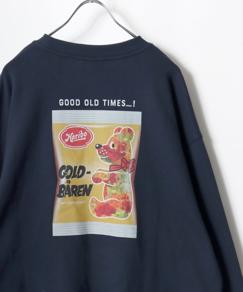 MARUKAWA(マルカワ)の「PRINGLES/プリングルス HARIBO/ハリボー オーバーサイズ サガラ刺繍 クルーネックスウェットトレーナー レディース メンズ(スウェット・レディース・オフホワイト/ネイビー/アッシュグレー/グレー系その他2/チャコール/グレー系その他・L/M)」の8枚目の写真