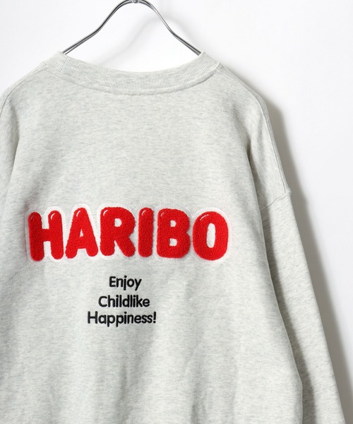 MARUKAWA(マルカワ)の「PRINGLES/プリングルス HARIBO/ハリボー オーバーサイズ サガラ刺繍 クルーネックスウェットトレーナー レディース メンズ(スウェット・レディース・オフホワイト/ネイビー/アッシュグレー/グレー系その他2/チャコール/グレー系その他・L/M)」の10枚目の写真