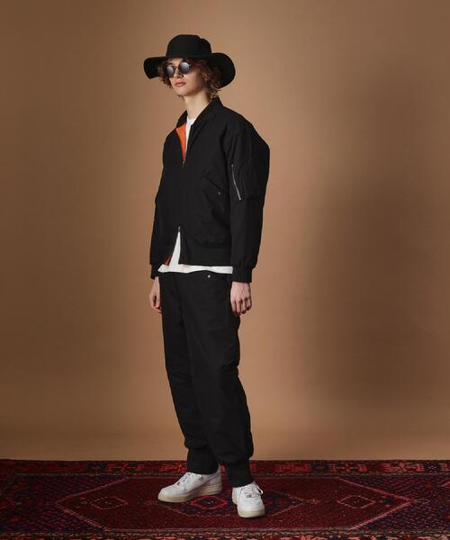 セール】【Sサイズ～】MA－1風中わた入りプルオーバーブルゾン