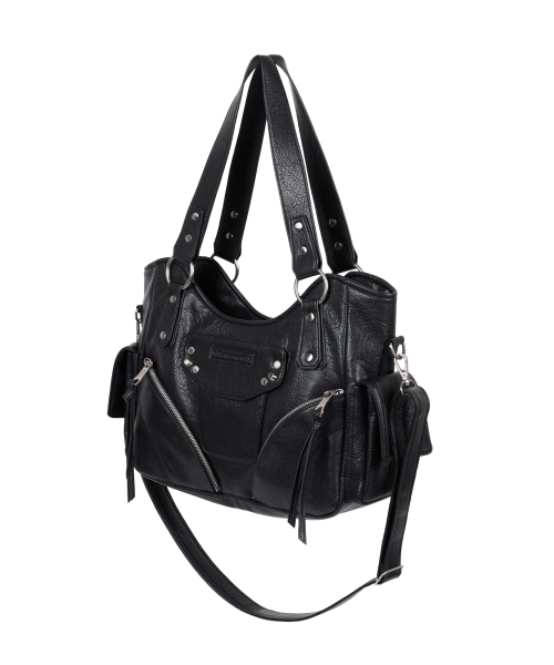 IUGAMAKARAS（イウガマカラス）の「Studded Leather Shoulder Bag (Black)（ショルダーバッグ・レディース・その他・FREE）」の14枚目の写真