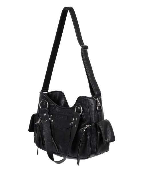 IUGAMAKARAS（イウガマカラス）の「Studded Leather Shoulder Bag (Black)（ショルダーバッグ・レディース・その他・FREE）」の15枚目の写真