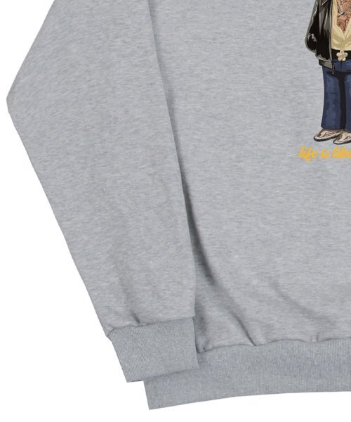 GRAVER（グレーバー）の「[ユニセックス]タトゥードッグペリトマンツーマン_グレー（スウェット・レディース・グレー・LARGE/MEDIUM/X-LARGE）」の5枚目の写真