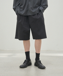MOOD INSIDE（ムードインサイド）の「エアクールワンタックナイロンバミューダパンツ_Black（その他パンツ）」