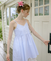 LETTER FROM MOON（レターフロムムーン）の「ロラシアサーカー ミニワンピース（ストライプ）（ワンピース）」