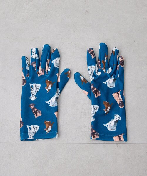 CRISPINO VALENTINO(クリスピーノヴァレンティノ)】総柄グローブ（手袋