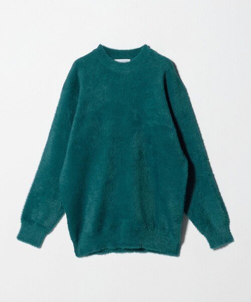A DAY IN THE LIFE UNITED ARROWS(アデイインザライフユナイテッドアローズ)の「へアリー ダブルフェイス クルーネックニット-ウォッシャブル-<A DAY IN THE LIFE>(ニット/セーター・メンズ・ネイビー/ケリーグリーン/ライトグレー・M/L)」の3枚目の写真