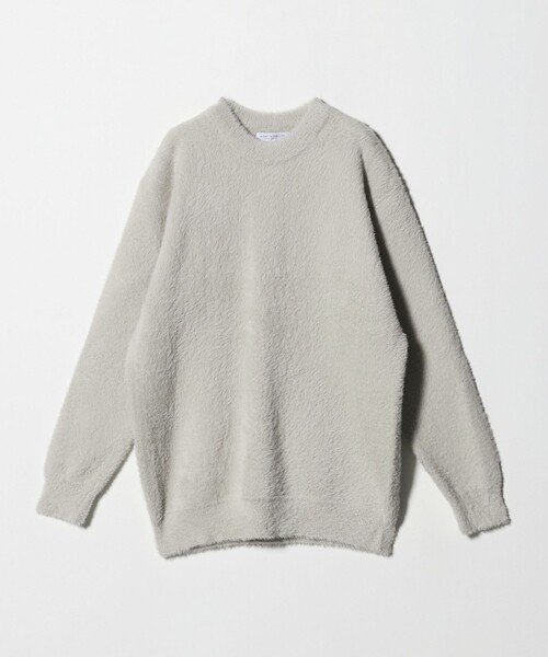 A DAY IN THE LIFE UNITED ARROWS(アデイインザライフユナイテッドアローズ)の「へアリー ダブルフェイス クルーネックニット-ウォッシャブル-<A DAY IN THE LIFE>(ニット/セーター・メンズ・ネイビー/ケリーグリーン/ライトグレー・M/L)」の1枚目の写真