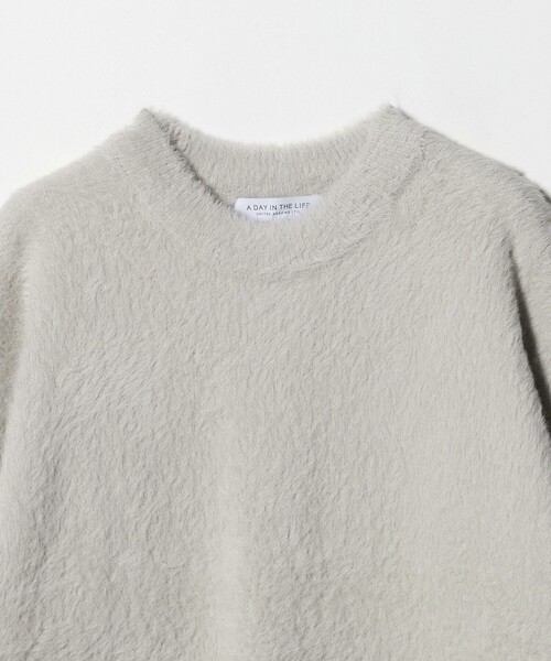 A DAY IN THE LIFE UNITED ARROWS(アデイインザライフユナイテッドアローズ)の「へアリー ダブルフェイス クルーネックニット-ウォッシャブル-<A DAY IN THE LIFE>(ニット/セーター・メンズ・ネイビー/ケリーグリーン/ライトグレー・M/L)」の11枚目の写真