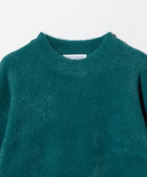 A DAY IN THE LIFE UNITED ARROWS(アデイインザライフユナイテッドアローズ)の「へアリー ダブルフェイス クルーネックニット-ウォッシャブル-<A DAY IN THE LIFE>(ニット/セーター・メンズ・ネイビー/ケリーグリーン/ライトグレー・M/L)」の15枚目の写真