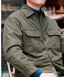 AOYAMA（アオヤマ）の「＜秋～春肌寒いシーズンは活躍＞シャツブルゾン《カポック》《WEB限定》（ブルゾン）」