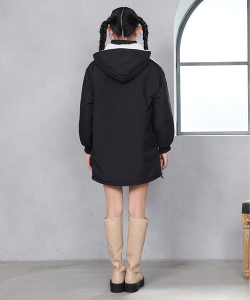 PINKHUNT（ピンクハント）の「PINKHUNT 2ライン中綿アウター 0798K（ダウンジャケット/コート・キッズ・スカイブルー系1/ブラック・120cm/130cm/140cm/150cm/160cm）」の11枚目の写真