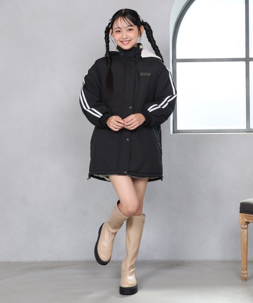 PINKHUNT（ピンクハント）の「PINKHUNT 2ライン中綿アウター 0798K（ダウンジャケット/コート・キッズ・スカイブルー系1/ブラック・120cm/130cm/140cm/150cm/160cm）」の13枚目の写真