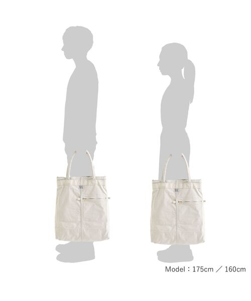 PORTER（ポーター）の「マイル トートバッグ（トートバッグ・メンズ・オフホワイト/ブラック・FREE）」の3枚目の写真